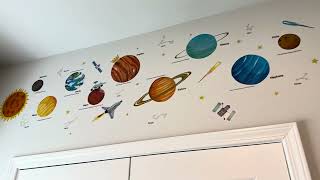 DECOWALL Solar System Wall Stickers Review 🌌 Educational &amp; Fun Room Décor for Kids