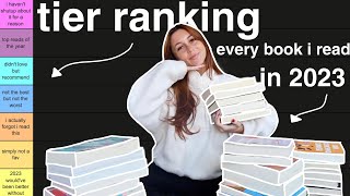 final 2023 wrap up! tier ranking all 146 books i read this year ⭐