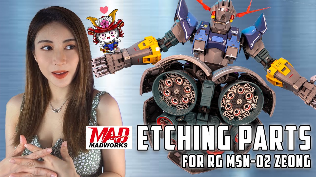 Cyn Workshop | How To Use Madworks S25 Etching Parts for RG MSN-02