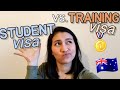 STUDENT VISA vs TRAINING VISA (Australia) | Alin ang mas OK? | TAGALOG | Za Jimenez