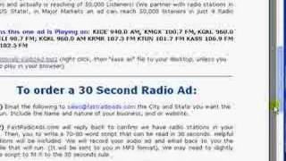 Radio Ads How much does it cost How to
