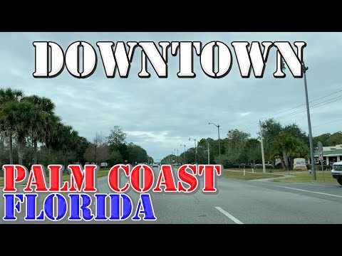 Palm Coast - Florida - 4K Downtown Drive