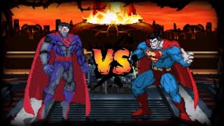 Cyborg Superman vs Bizarro MUGEN BATTLE - Request