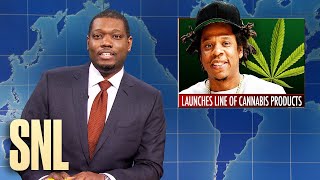 Weekend Update: Jay-Z’s Marijuana Line \& New Space Force Bases - SNL