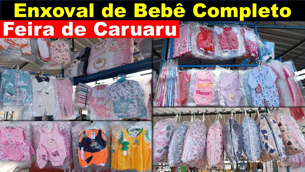 CARUARU FEIRA DA SULANCA PE, ENXOVAL DE BEBÊ COMPLETO MUITO BARATO