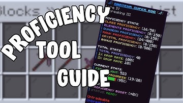 EVERYTHING YOU NEED TO KNOW ABOUT PROFICIENCY TOOLS + POINTS / MASTERY TOOLS SKYBLOCK OPB MINECRAFT