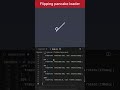 Flipping pancake loader HTML and CSS #shorts