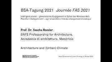 BSA-Tagung 2021 / Journée FAS 2021 – Sascha Roesler