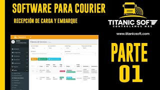 Software para courier y paquetería - PRIMERA PARTE - ENVIO DE CARGA. screenshot 2