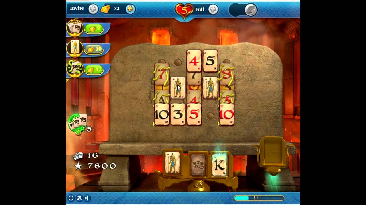 Pyramid Solitaire Saga level 71, 3 stars 😈