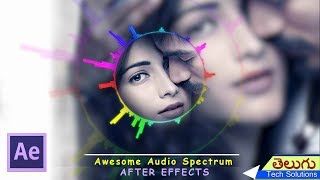 After Effects: Awesome audio spectrum tutorial | No Third-Party Plugin
