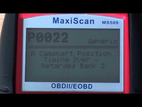 P0022 Diagnostic Trouble Code Problem Code Meaning
