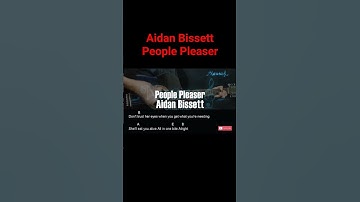Thumbnail of Aidan Bissett - People Pleaser Guitar Chords Lyrics #shorts
