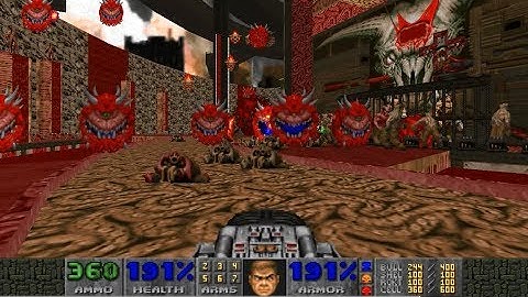 Doom II Doomworld Mega Project 2017 - Map 35 UV-MAX [TAS] in 24:25