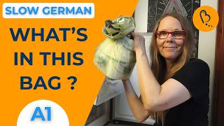 Learn German with My Freezer ❄️ Part 1: Strange Things Inside | Easy Vlogs #20 | German CI [A1]