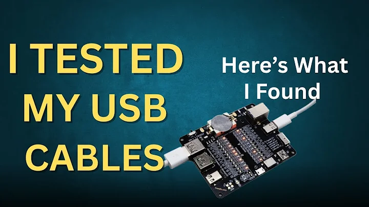 Test Your USB Cables - Treedix USB Cable Tester