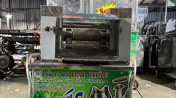 Máy ép mía công nghiệp 4 cây mía 3 ru lô kim cương LÔ 83 trang bị 12 bạc đạn
