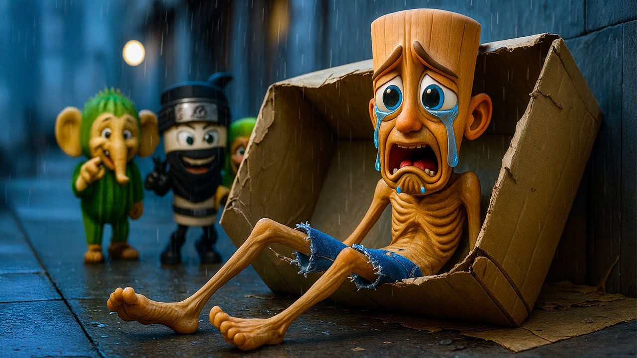 Poor Tung Tung Sahur mocked by his friends! Dreaming Ballerina Cappuccina - The incredible Glow Up