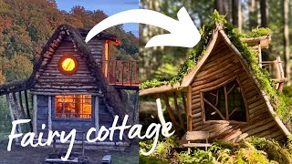 DIY Fairy Cottage House using natural materials