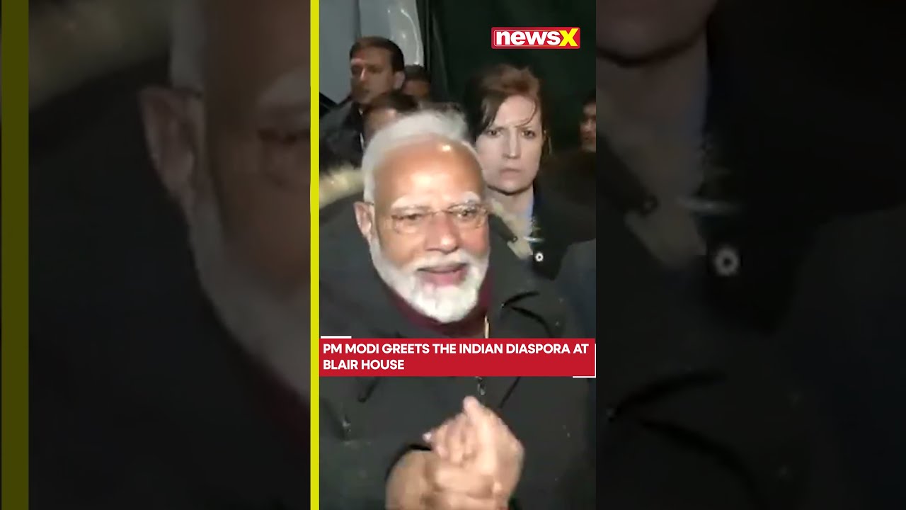  Watch PM Modi Greets The Indian Diaspora At Blair House