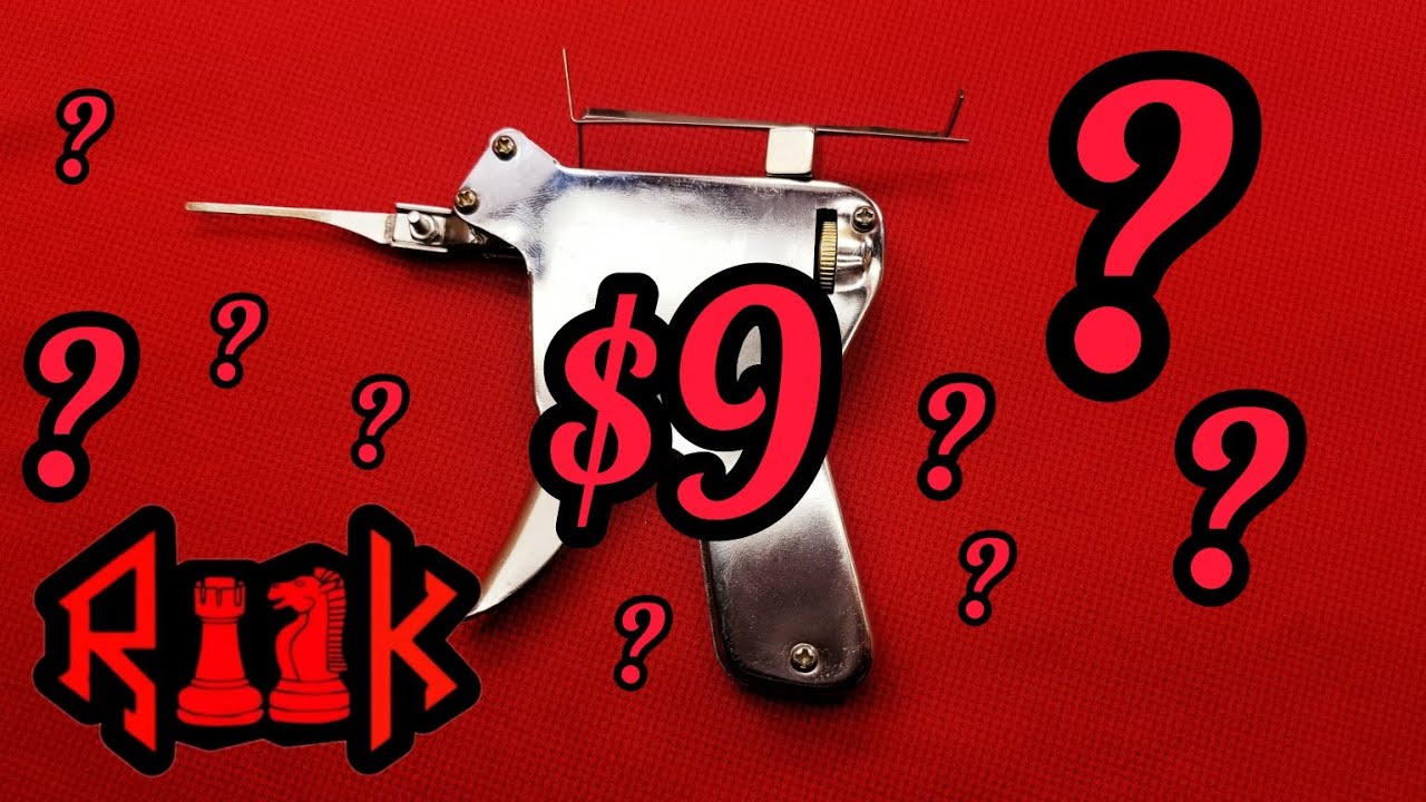 What can a $9 pick gun, & an hour's worth of practice do❓❓❓