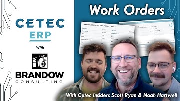 Cetec ERP: Work Orders (2025)