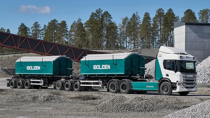 This 74-tonne Scania electric truck runs 19 hours a day at the mine - DayDayNews