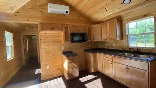 Prefab Maine camp house from Hillview Mini Barns around $110k including tax. Want!