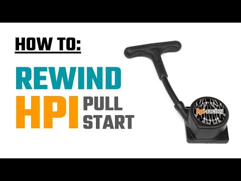 How To: Rewind a HPI Nitro Pull Start
