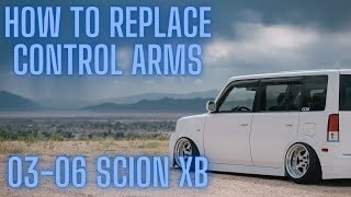 SCION XB CONTROL ARMS EASY HOW TO REPLACE (Mobile Mechanic Life Episode 27)