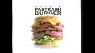 Carls Jr. Double Pastrami Burger Commercial 2004