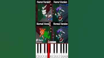 AAAHHH Hide & Seek Sprunki Brainrot #squidgame #sprunki (@SkinnyPale) - Octave Piano Tutorial