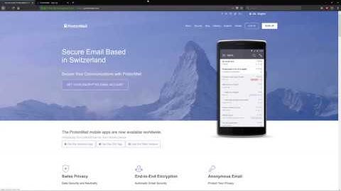 ProtonMail - An Open Source, Secure and Privacy Oriented Email