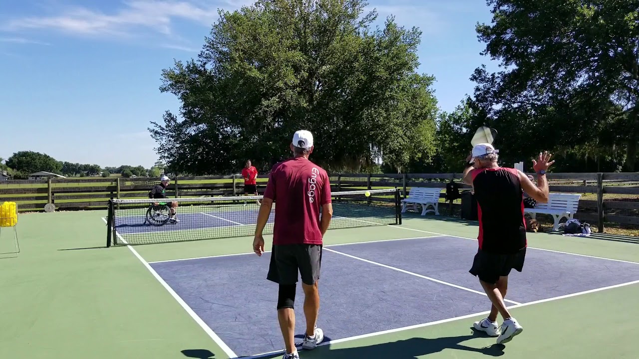 Michael O'Leary Wheelchair Pickleball, Game 5 of 5 YouTube