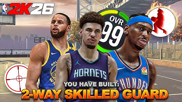 THIS PLAYMAKING 3PT SLASHER BUILD IS CRAZY ON NBA2K26! BEST POINT GUARD BUILD 2K26!