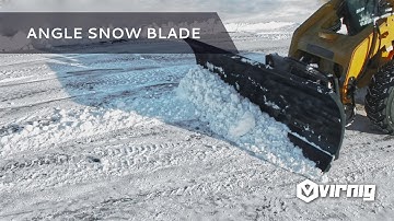 Angle Snow Blade - Skid Steer Attachment