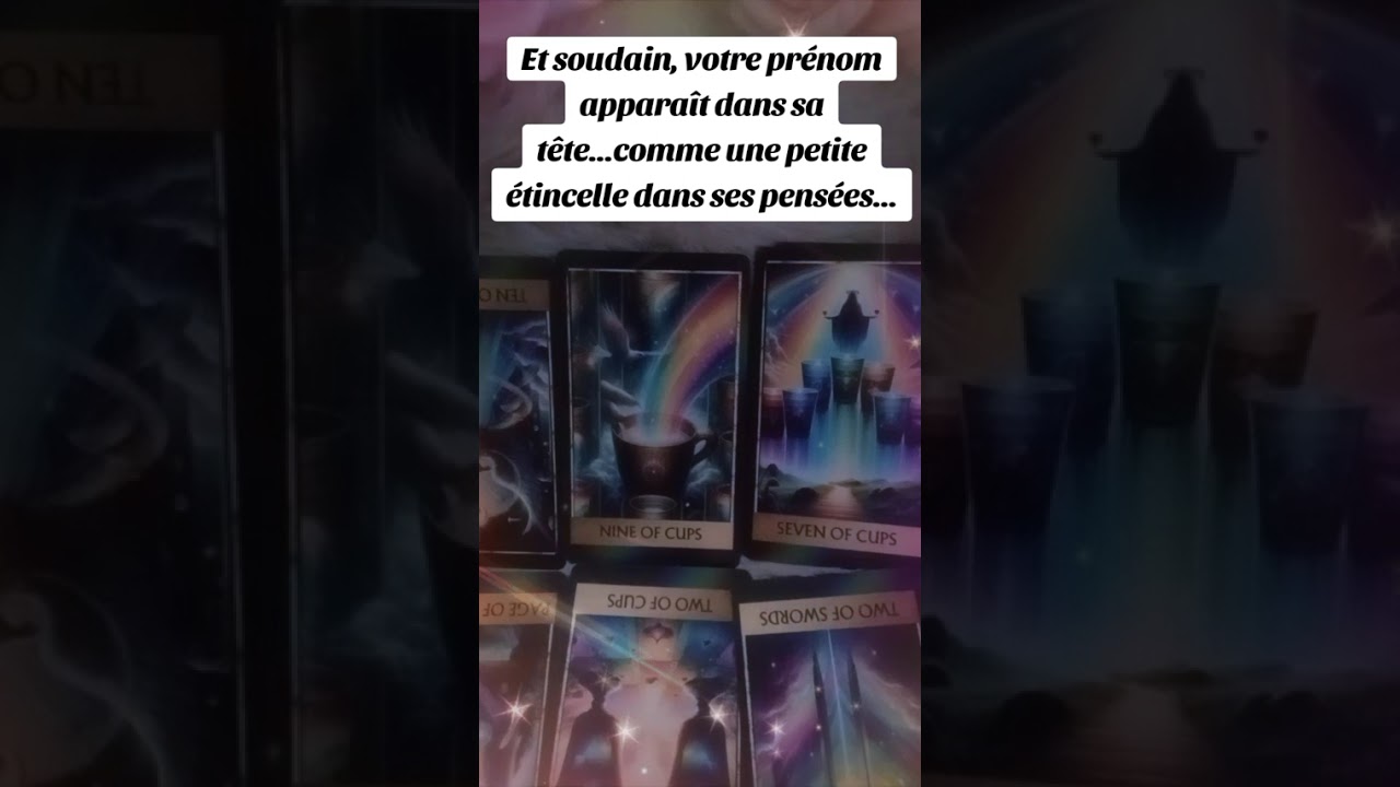 Et soudain votre prénom apparaît dans sa tête...