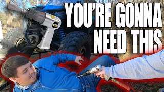 How to remove a stripped RZR drain plug with an Air Hammer