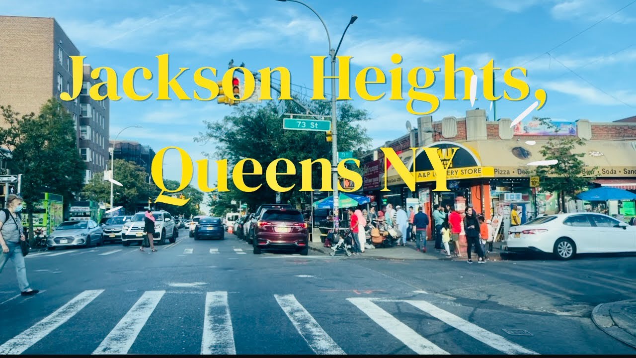 Jackson Heights Queens NY Little India in USA Walking around the