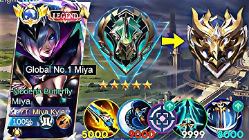 MIYA 1 HIT SAVAGE TUTORIAL BUILD 2025!💀 (100% AUTO KILL.) Miya Best Build & Emblem 2025!!! - MLBB🔥