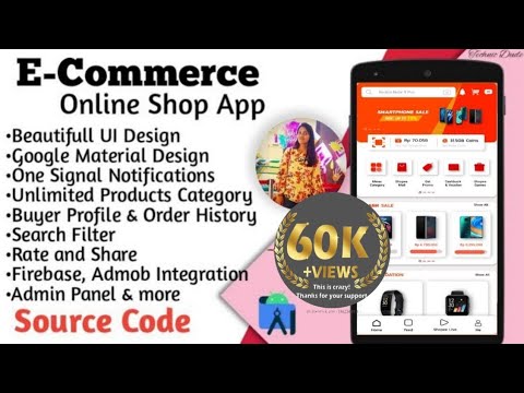 How to Create ECommerce Online Shopping App in Android Studio - @Technic Dude