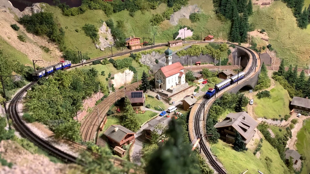 Fahrbetrieb Zahnradbahn Salzbruck, Spur N, Bergbahn