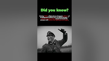 The Allies Propaganda Warfare on Germany! #ww2 #history