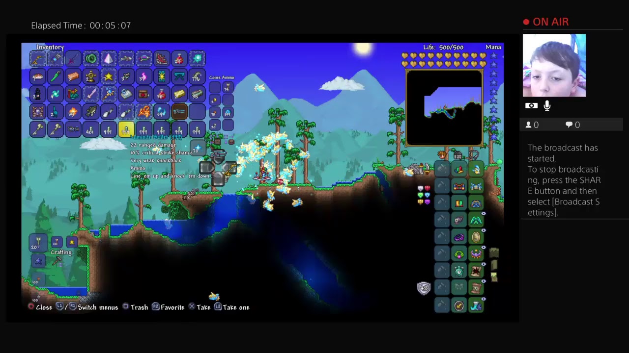 Terraria new world and best character YouTube