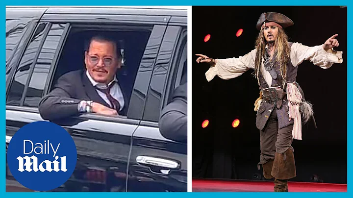 Johnny Depp does a Captain Jack Sparrow voice for fans outside court - DayDayNews