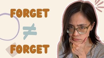 DON’T Mess Up THESE TWO Types of “FORGET” In Cantonese!