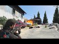 GTA 5 - Michael's Armenian Mafia Stronghold Shootout + Ten Star Heat Escape [R.D.E 4.1.1]