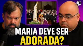  É Idolatria Rezar para Santos e Venerar Maria? | Debate Tenso: Padre José Eduardo vs Pastor Tassos 