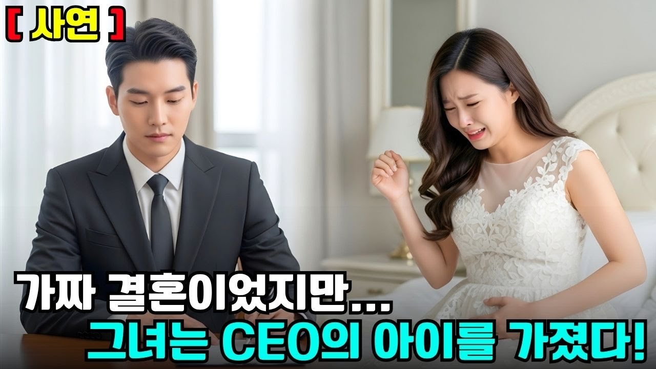 [ 사연 ] 가짜 계약 결혼, 하지만 그녀의 뱃속에 CEO의 아이가 있었다…  #drama #CEO #한국드라마 #CEO로맨스