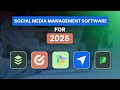 Top 5 Social Media Management Software In 2026!